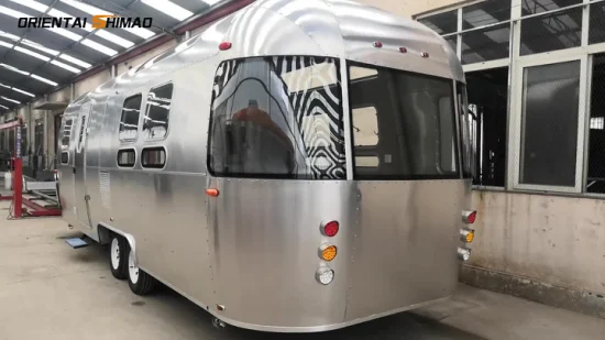 Мобильный фургон-фургон с едой Oriental Shimao Aluminium Airstream 2022 в лучшем качестве, с бесплатным логотипом дизайна