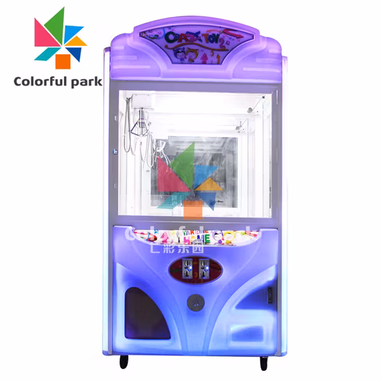 Красочная парковая кукла в подарок от крана, аркадная развлекательная игрушка с монетоприемником, игра с когтями крана